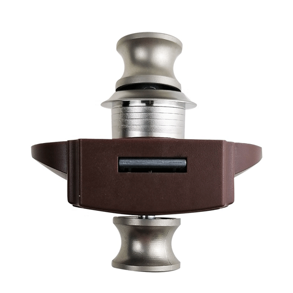 Satin nickel Cubicle door lock - Image 3