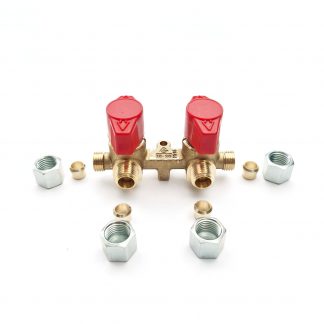 2 way gas manifold