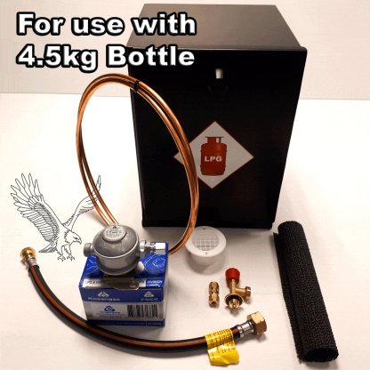Large Gas Locker with Bulkhead Installation Kit