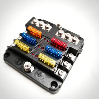 6 way Fuse Holder with Bus Bar