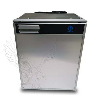 Sanjo 85 Litre Fridge in Black or Silver
