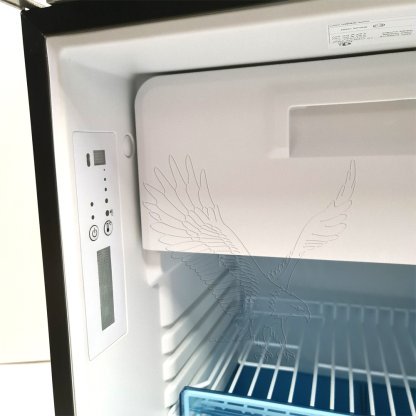 Sanjo 85 Litre Fridge in Black or Silver - Image 5