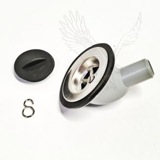Sink / shower waste angled 1 1/4"