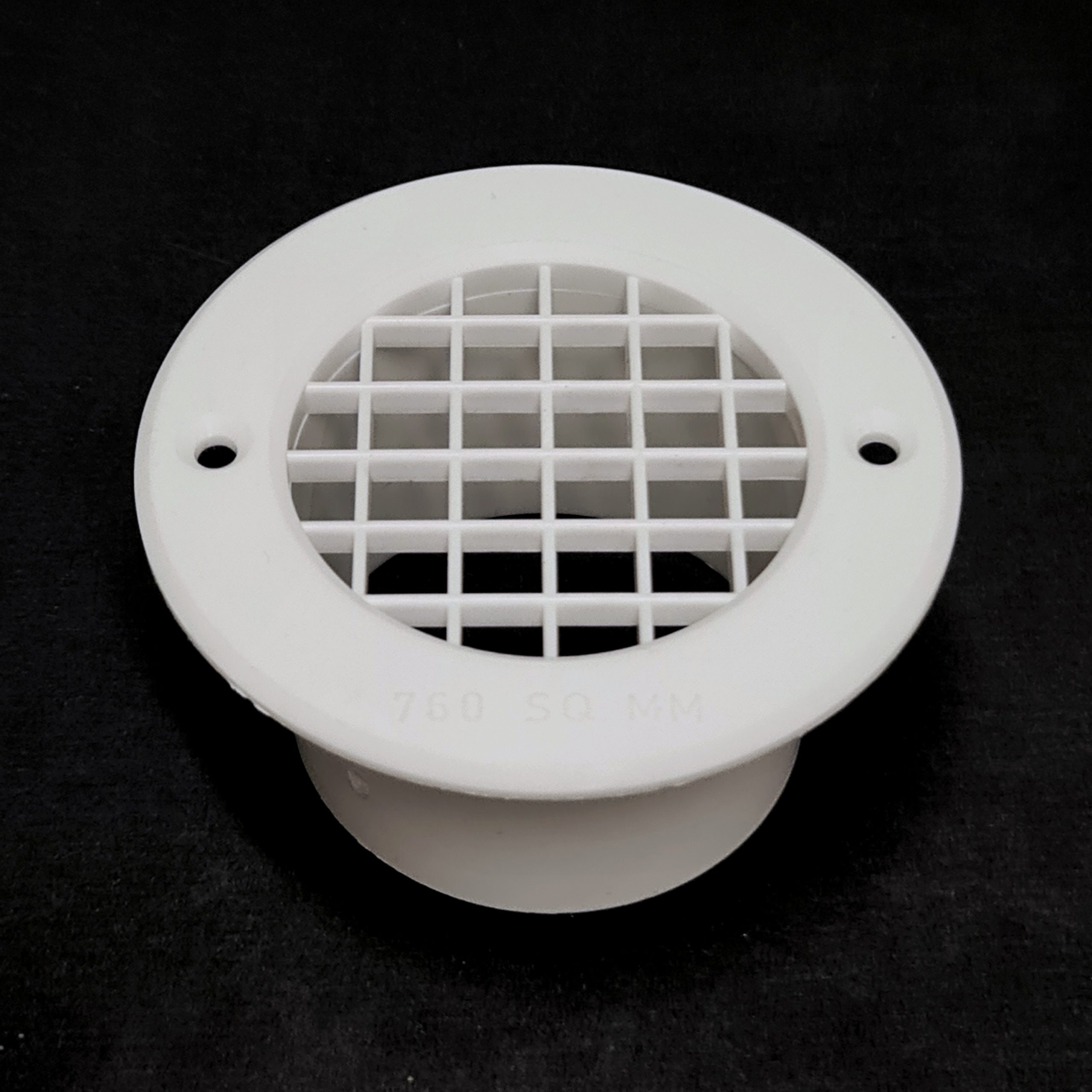 51mm x 37mm White Drop out vent