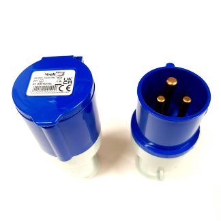 Electric Hookup site plug and mains coupler