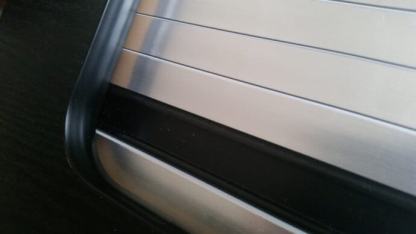Brushed Aluminium Effect Campervan Tambour Door - Image 5