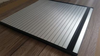 Brushed Aluminium Effect Campervan Tambour Door - Image 3