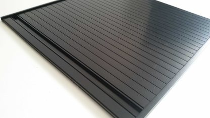 Matt Black Campervan Tambour Door - Image 3
