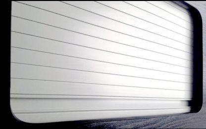 Matt White Campervan Tambour Door - Image 3