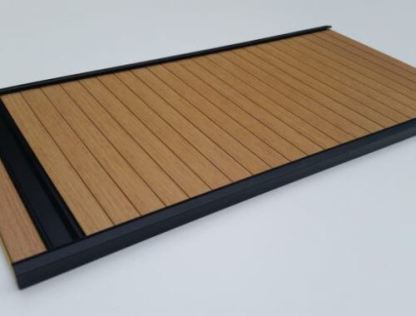 Beech Wood Grain Effect Campervan Tambour Door - Image 2