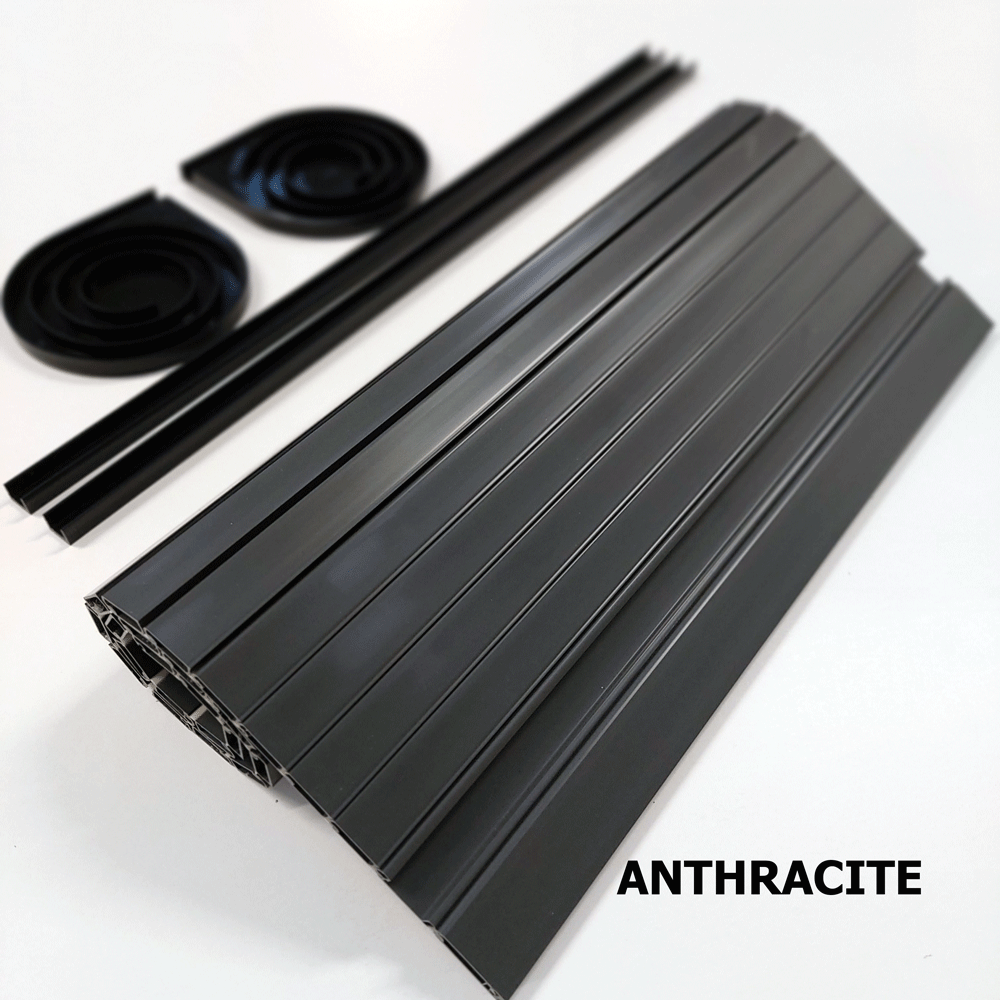 Anthracite Campervan Tambour Door
