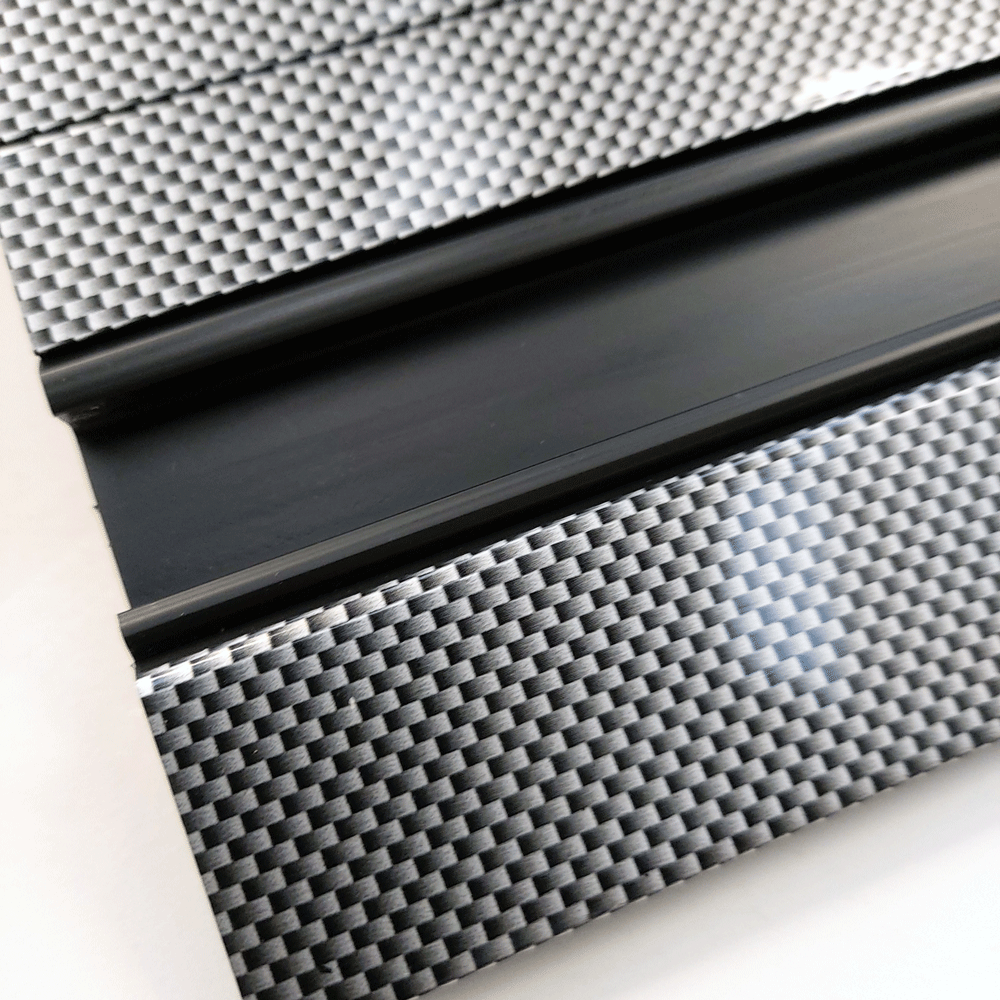 Carbon Fibre Effect Campervan Tambour Door - Image 6