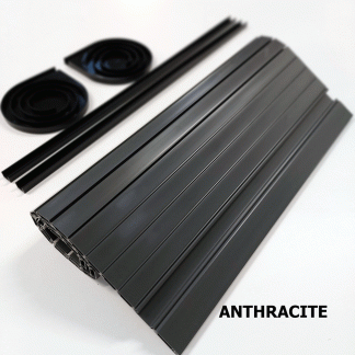 Anthracite Campervan Tambour Door