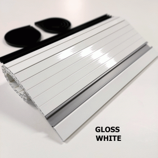 Gloss White Campervan Tambour Door