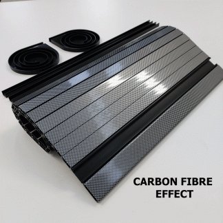 Carbon Fibre Effect Campervan Tambour Door