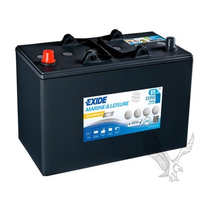 ES950 EXIDE G85 MARINE GEL LEISURE BATTERY 85AH
