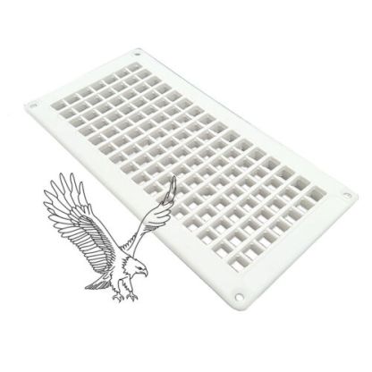 Vent Rectangle White, Ventilation for Campervan