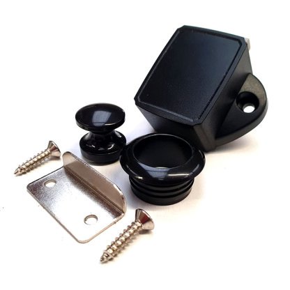 Black Mini Push Lock - Image 2