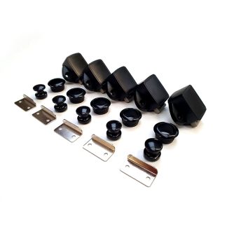 Black Mini Push Lock