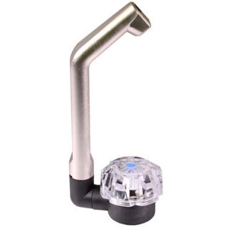 Reich Cold Water tap Deluxe Matt Nickel finish / Black