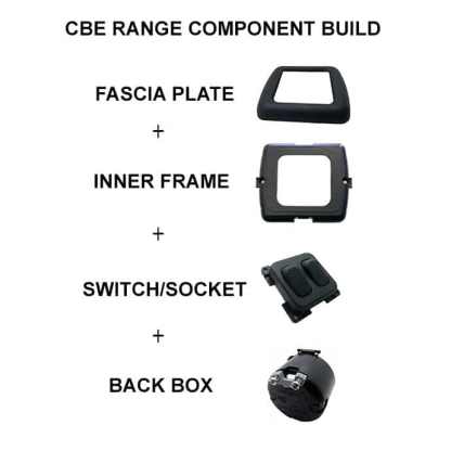 CBE TRIPLE DARK GRAY FRAME INNER SUPPORT - Image 2