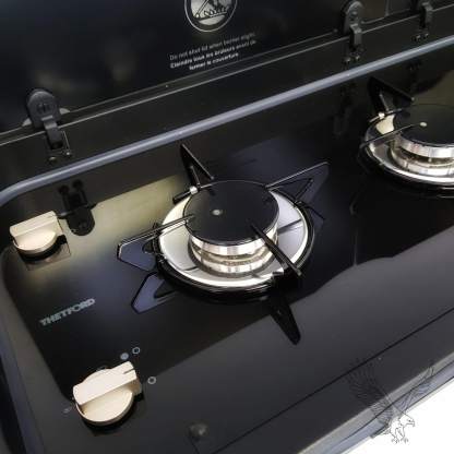Thetford Topline 111 Double Burner Hob and Right-Hand Sink with Hot/Cold Water Installation Kit - Image 3