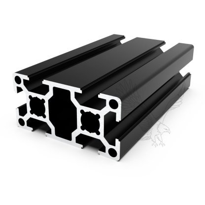 30 x 60 (3060) Aluminium T-Slot Profile Satin Matt Black