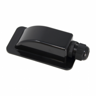 Single Cable Entry gland - BLACK