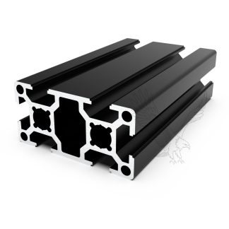 30 x 60 (3060) Aluminium T-Slot Profile Satin Matt Black