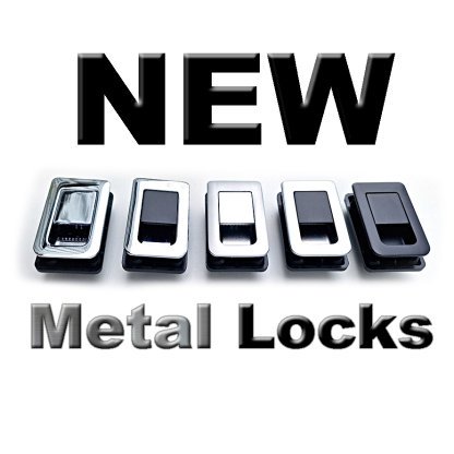 BRAND NEW - Metal Locker Catch - 5 Finishes