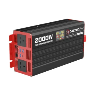 2000W 12V PURE SINE WAVE POWER INVERTER WITH REMOTE CONTROL AND FREE SCREEN