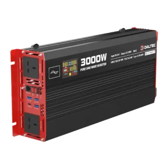 3000W 12V PURE SINE WAVE POWER INVERTER WITH REMOTE CONTROL AND FREE DISPLAY