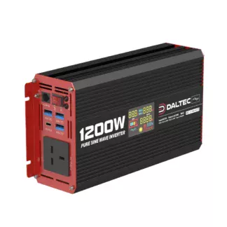 1200W 12V PURE SINE WAVE POWER INVERTER WITH REMOTE CONTROL AND FREE SCREEN