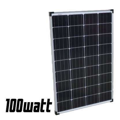 100W Monocrystalline Cell Solar Panel