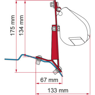 F45 Awning Brackets