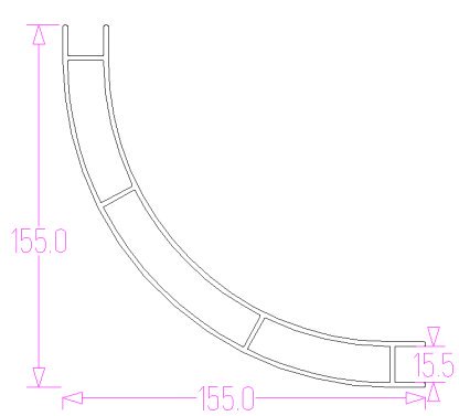 Extra Large Aluminium Corner Profile - Hacienda Black Finish - Image 3