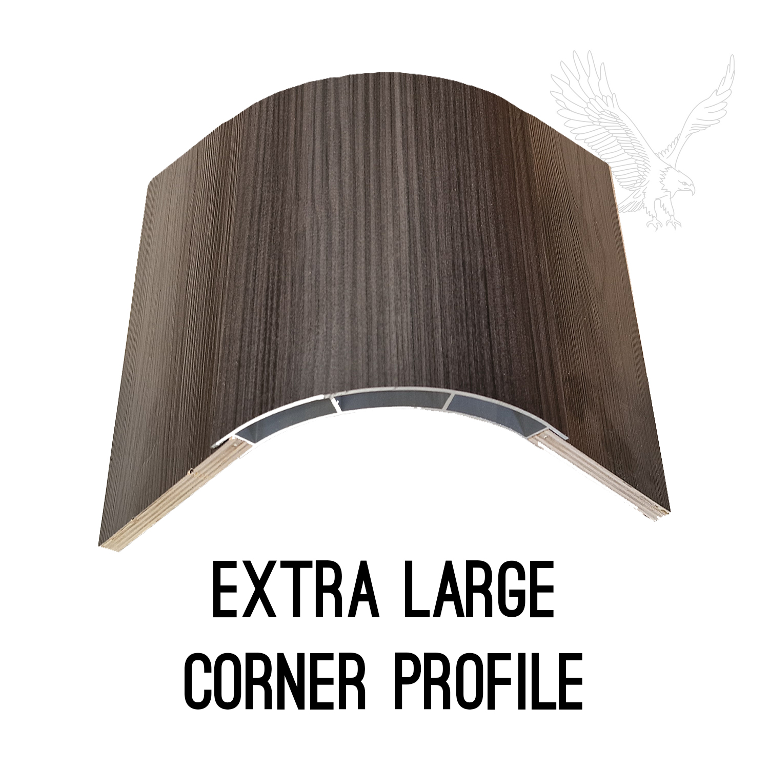 Extra Large Aluminium Corner Profile - Hacienda Black Finish - Image 2