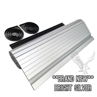 Bright Silver Tambour Door