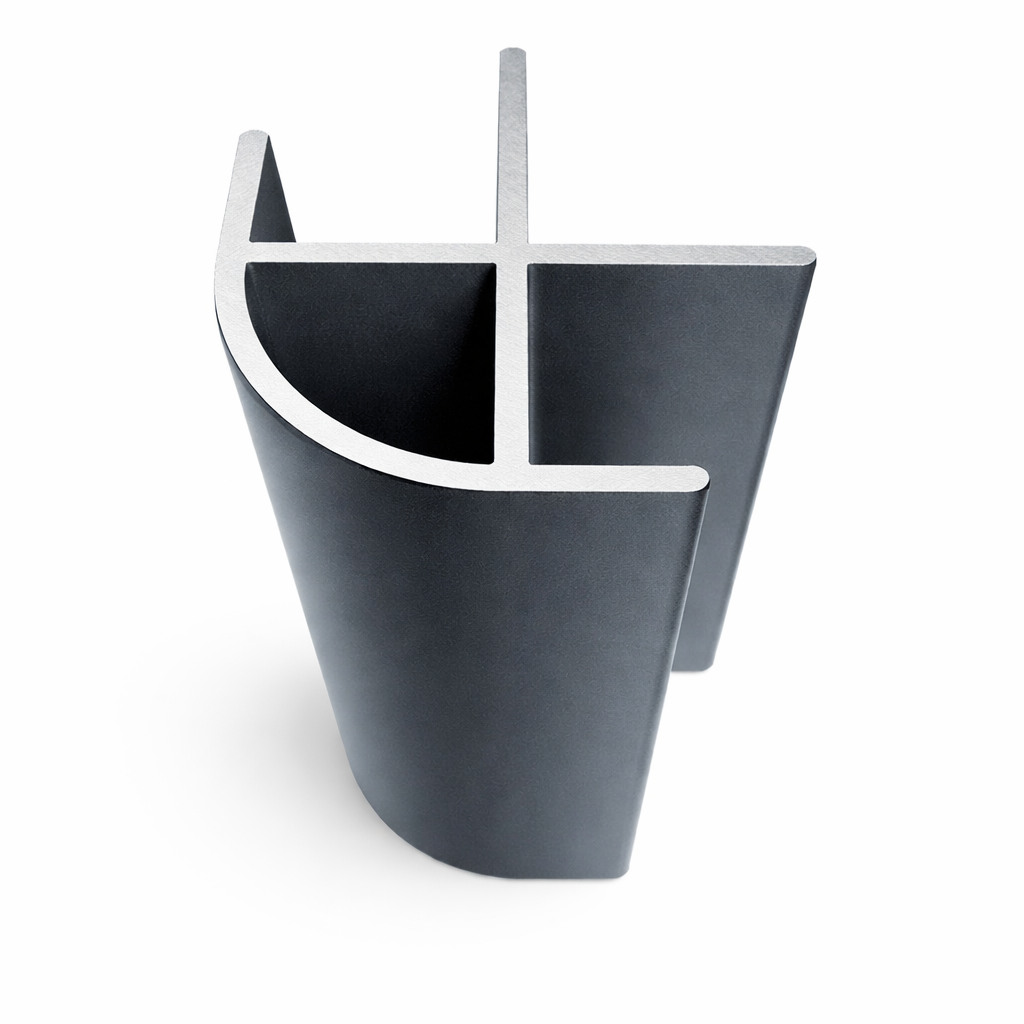 Dark Grey (Anthracite) Small Aluminium corner profile