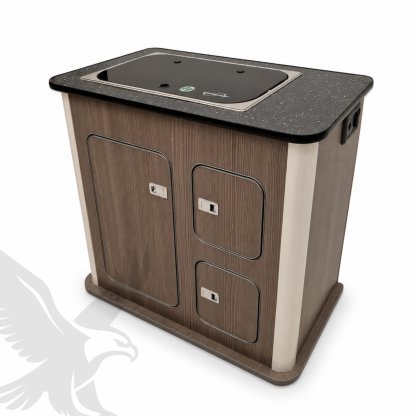 Plymouth Small Furniture Pod - Morning Mist Grey - Image 3