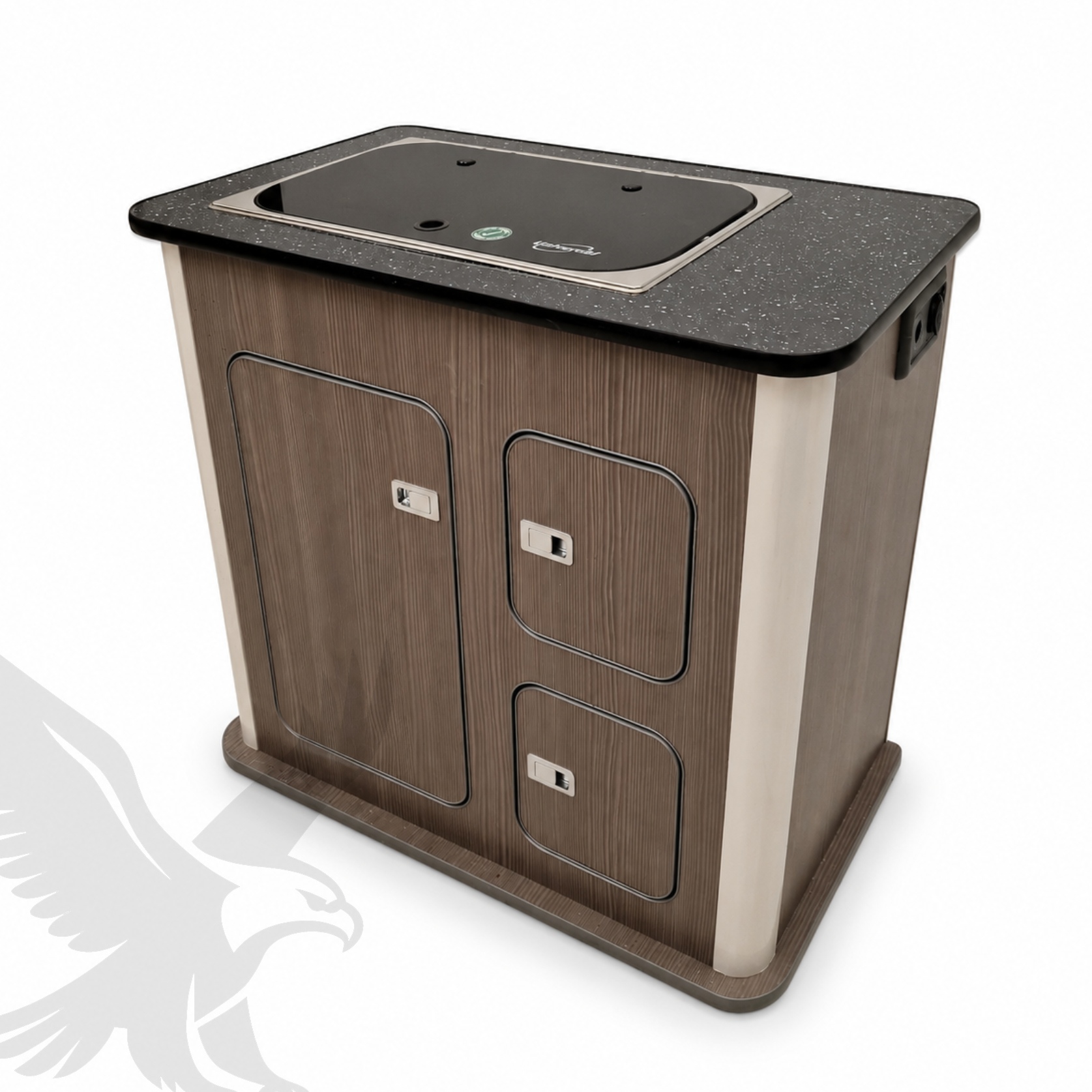 Plymouth Small Furniture Pod - Morning Mist Grey - Image 3
