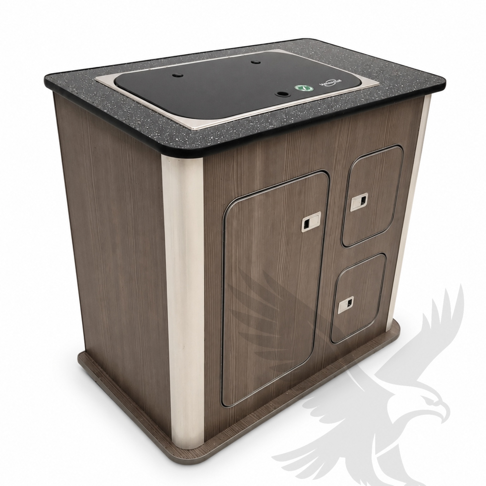 Plymouth Small Furniture Pod - Morning Mist Grey - Image 2