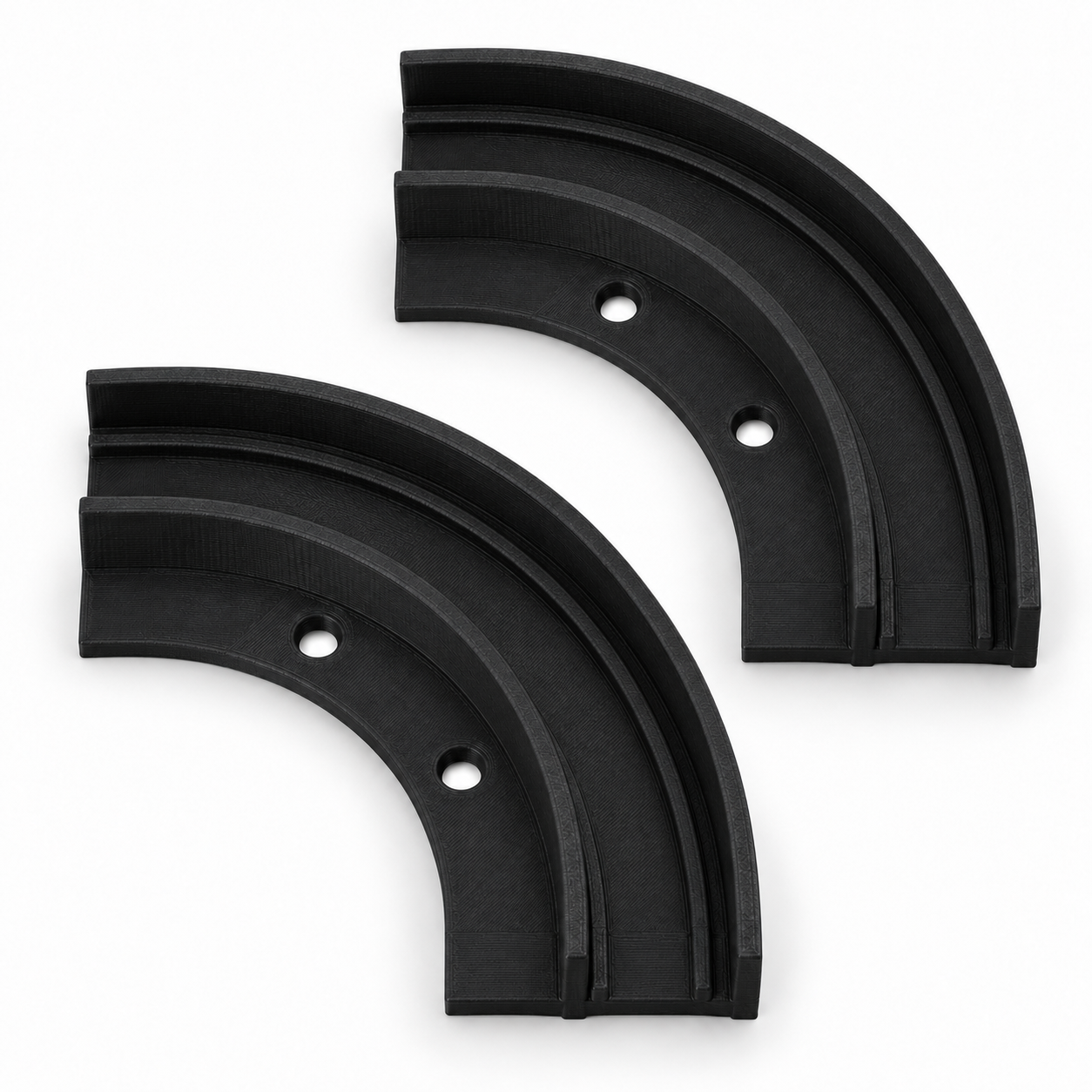 Right Angle (90degree) Tambour Door Track Corner X 2