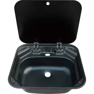 Liberty Max Black Sink With Soft Close Lid (Dometic 8005 alternative)