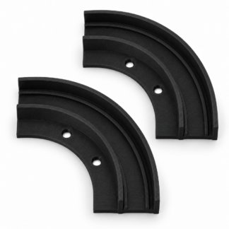 Right Angle (90degree) Tambour Door Track Corner X 2